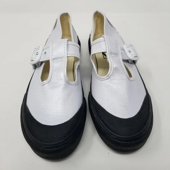 VANS Style 93 Coated Canvas True White Mary Jane Sneakers Shoes Women's Size 6.5 - Picture 6 of 13